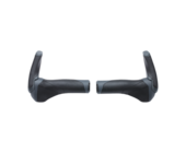 Ручки руля BBB BHG-87 "ErgoTechSet" 133 мм с рожками 85мм черн./сер.