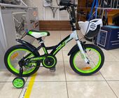 Велосипед V.N.C. Wave 16" black-green (shiny) 2021