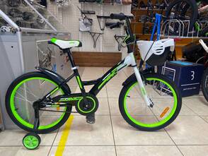 Велосипед V.N.C. Wave 20" black-green 