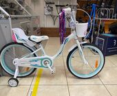 Велосипед V.N.C. Miss 20" blue-white (shiny) 2021