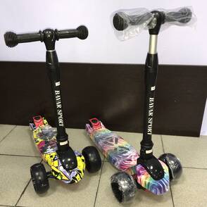 Самокат Bavar Sport  зх абстракция