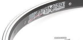Обод 24" Alex DM24 507x32мм DH пист. 32отв. черн.