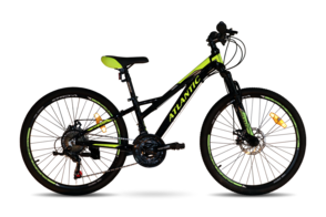 Велосипед Atlantic Fusion NX 24" 12" 2022 Alum Blc\Lime